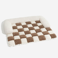 Canapé-lit moderne pour chat et chien d'intérieur, confortable, en peluche, écologique, lavable, coussin pour animaux de compagnie, grande taille, design portable et pliable, fabrication en usine