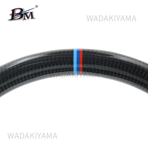 Volante de fibra de carbono PU genuino BM para <span class=keywords><strong>Mercedes</strong></span> Smart G 5-7 Aspecto de fibra de carbono real de 2017 - Product Image 5