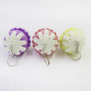 Accessori Fai-da-Te a Prezzo all'Ingrosso, Giocattoli Amigurumi all'Uncinetto Fatti a Mano, Portachiavi a Forma di Gelato Delizioso - Product Image 2