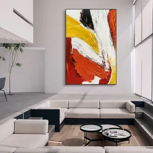 Pintura al óleo abstracta de 50x70 para decoración de la sala de estar, lienzo pintado a mano, productos de tendencias