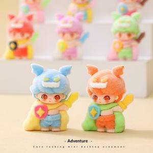 Floccante serie Didi Guardian in PVC simpatico grano maschile ornamento da tavolo da ufficio alla moda figura giocattolo coppia-scatola cieca abbinata all'ingrosso - Product Image 2