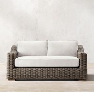 أطقم أرائك فندقية للحدائق من الخيزران الهندي أطقم أرائك خارجية من الخيزران الهندي بإطار من الألومنيوم - Product Image 3