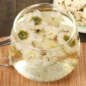 Flores Enteras Secas de Crisantemo Gongju Blanco <span class=keywords><strong>Morifolium</strong></span>, Sin Roturas, para Preparar Té, Flor de Crisantemo Blanco Seca - Product Image 1