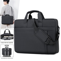 Sac à main pour ordinateur portable de type trolley, sac messager professionnel avec absorption des chocs, plusieurs compartiments, bandoulière réglable pour le bureau et les voyages