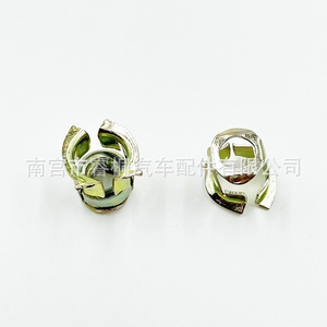 Shuangxuan - Fixation de plaque d'immatriculation de voiture - Vis M6 en acier universelle pour plaque avant et arrière - Base à écrou de traction 10,3 mm - Product Image 5