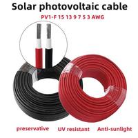 Cable Solar de Cobre Estañado Aislado con XLPO con Certificación TUV UL, 2.5MM 4MM 6MM, Cable de Alimentación para Panel Solar DC
