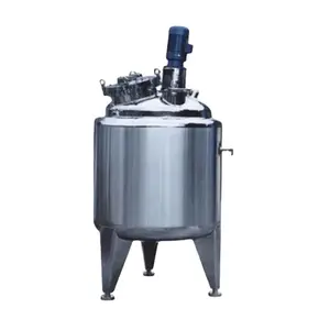 KMC 50L 100L 200L 6000L industrial bio reactor químico de acero inoxidable calefacción eléctrica reactor químico con camisa