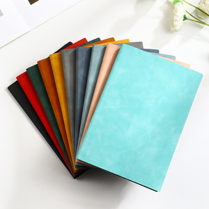Custom Logo A5 Daily Planner Leather Notebook Journal Classic Business Office Accessory PU Leather Cover Thermal for School Use - Product Image 1