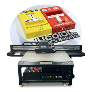 <span class=keywords><strong>Imprimante</strong></span> jet d'encre UV à plat industrielle pour bois, verre, métal, PVC, panneaux publicitaires, balles de golf, bouteilles, cylindres rotatifs, machine d'impression UV LED - Product Image 2