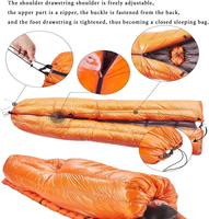 Couverture de hamac compressible 600FP, équipement de voyage en plein air, couette de camping ultralégère en duvet de canard
