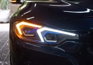 Accesorios para Automóviles <span class=keywords><strong>BMW</strong></span> Serie 3 <span class=keywords><strong>F30</strong></span>/F35 2013-2018, Faros Delanteros LED de Doble Color, Lámpara Delantera Amarilla y Blanca, DRL, Conexión Plug&Play - Product Image 6