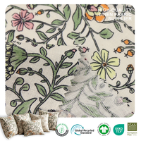 Tissu en lin 100 % imprimé réactif, 150 g/m², 140 cm, respirant, pour vêtements décontractés, vêtements d'intérieur et tenues modernes – Vente en gros