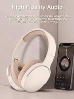 Headset Gaming Nirkabel TWS ANC P2961 dengan Desain Over-Ear, Mikrofon ANC, Peredam Kebisingan ENC Latensi Rendah 5.0, dan IPX5