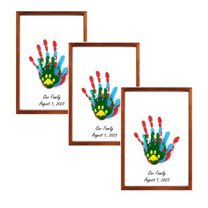 Cadre photo moderne simple et transfrontalier pour <span class=keywords><strong>Amazon</strong></span> DIY cadeau commémoratif maison de famille A5/A4/bébé main et <span class=keywords><strong>empreinte</strong></span> ensemble de cadres photo à quatre fentes - Product Image 5