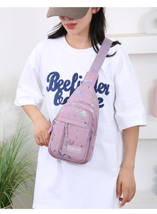 Bolso Bandolera de Gran Capacidad para Mujer y Hombre, Bolso de Pecho con Múltiples Bolsillos, Mochila de Hombro para Viajes y Uso Diario - Product Image 6