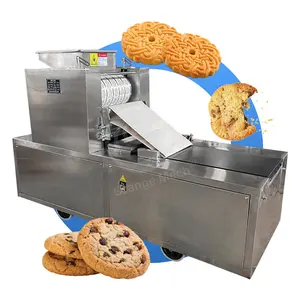 ORME Máquina de molde con forma de galleta de rodillo semiautomático comercial Máquina de hacer de melocotón y crujiente galleta pequeña