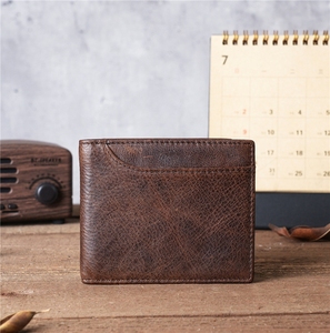 <span class=keywords><strong>Portefeuille</strong></span> pour <span class=keywords><strong>homme</strong></span> en cuir de vachette <span class=keywords><strong>gravé</strong></span> avec un logo personnalisé, design court et fin, porte-cartes - Product Image 3