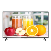 Vente directe d'usine OEM Téléviseur LED intelligent UHD 32 pouces 120Hz Noir pour usage hôtelier Accepte la personnalisation WiFi Android 14