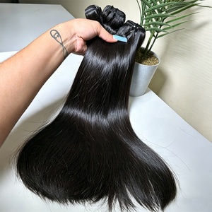 Paquete de <span class=keywords><strong>Cabello</strong></span> Humano Virgen Birmano Sin Procesar, <span class=keywords><strong>Cabello</strong></span> Virgen Vietnamita de un Solo Donante, 100% Alineado con la Cutícula, Sin Procesar - Product Image 4