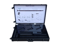 Table de DJ portable en aluminium sur mesure pour disques vinyles avec étui de transport pour enceintes
