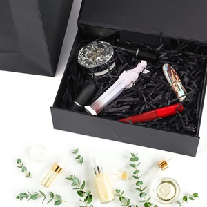 Best-Selling Customizable Printed Logo Cardboard Sponge Lined Self Erecting Magnetic Gift Box Luxury Black - Product Image 5