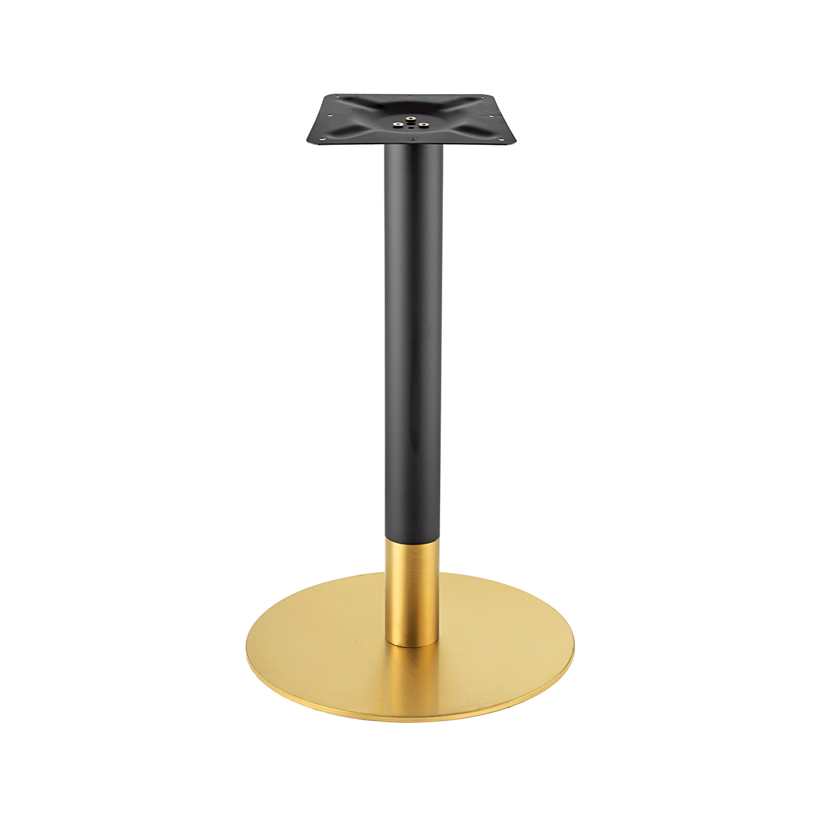 Gold-plated stainless steel and black