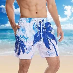 2023 motif personnalisé sublimation Polyester hommes séchage rapide grande taille surf hommes planche short de plage de bain