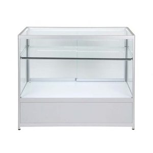 Marco de aluminio <span class=keywords><strong>gris</strong></span> Vidrio templado Joyería <span class=keywords><strong>Vitrina</strong></span> y escaparate Fácil de limpiar Venta directa de fábrica - Product Image 2