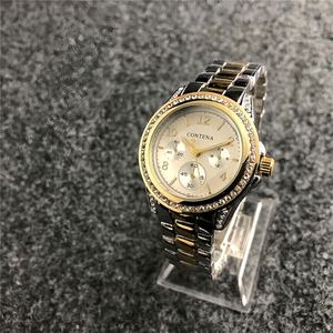 Montre de luxe pour femme avec logo personnalisé, en or, sertie de zircon, Relojes Dama Rose, avec moissanite givrée, élégante pour fille - Product Image 5