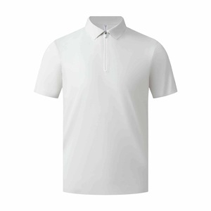 Polo Ligero de Manga Corta con Cuello de Media Cremallera para Hombre, de Secado Rápido, para Verano, Ropa de Trabajo, Tejido de Nylon, Ajuste Delgado, Uniforme Corporativo Dizzy - Product Image 2
