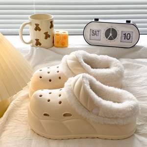 Pantuflas de Algodón para el Hogar, Clásicas de Invierno, Cerradas, Antideslizantes, con Suela Suave, Transpirables, Antiolor, Cálidas y Aisladas - Product Image 5