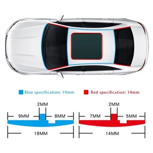 Tira de Sellado para <span class=keywords><strong>Techo</strong></span> y Parabrisas de Automóvil, Burlete de Goma Universal para Ventanas de Automóviles, Reducción de Ruido <span class=keywords><strong>del</strong></span> Viento, Impermeable - Product Image 3