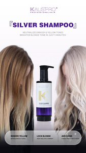 Shampoo <span class=keywords><strong>violet</strong></span> argenté gris pour salon de coiffure, <span class=keywords><strong>prix</strong></span> de gros, pour éliminer les tons jaunes et cuivrés - Product Image 2