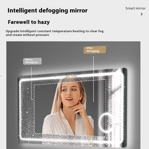 Hotel Bathroom Full Function Smart Android Tv <strong>Mirror</strong> <strong>Bath</strong> Gym Smart Led Bathroom <strong>Mirror</strong> with Touch Screen Magic Smart <strong>Mirror</strong> - Product Image 4