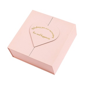 Luxury <b>Pink</b> <b>Gift</b> Box with Custom Logo for Birthdays, Weddings & Special Occasions - Product Image 1