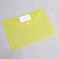 Transparent clair PP plastique A4 dossier lettre taille enveloppe couleur personnalisée UV impression Organisation