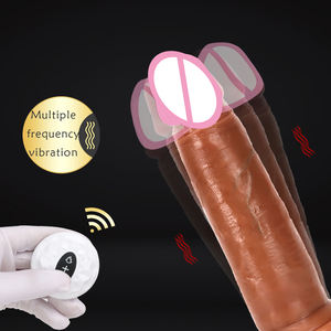Elektrische Mastur batoren Doppels chich tiger flüssiger Silikon kautschuk Super Real Skin Silikon Realistischer Saugnapf Hahn Big <span class=keywords><strong>Huge</strong></span> <span class=keywords><strong>Dildo</strong></span> 18 - Product Image 3