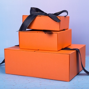 Custom Logo Collapsible Rigid Cardboard <b>Gift</b> <b>Box</b> Pink with Ribbon Closure Fashionable <b>Magnetic</b> Paper Packaging for <b>Gifts</b> - Product Image 1