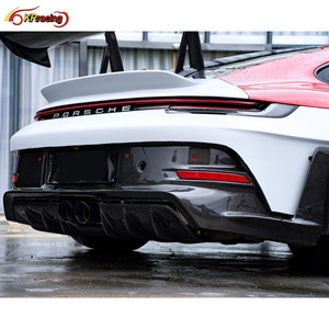 ชุดกันชนรถปีกสปอยเลอร์ GT3สำหรับ <span class=keywords><strong>Porsche</strong></span> <span class=keywords><strong>Carrera</strong></span> <span class=keywords><strong>S</strong></span> <span class=keywords><strong>992</strong></span> 911แบบมีฝากระโปรงหน้ารถยนต์สปอยเลอร์แห้งบางส่วน - Product Image 6