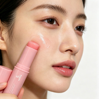 Stick hydratant multi-effets rose de haute qualité, marque privée, stick raffermissant au collagène pour le visage et le cou, maquillage