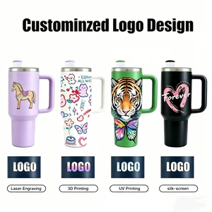 Premium Large Capacity Stainless Steel 40oz Travel Mug with Straw and Handle for Outdoor Gift Water Bottle Tumbler Insulated <b>Hot</b> - Product Image 2