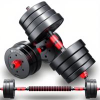 Altere Musculation Haltères de Gymnastique en Gros de Haute Qualité 10-50 kg Ensemble d'Haltères et de Barres Ajustables en Ciment