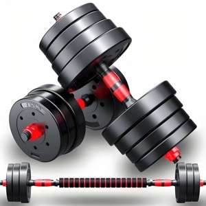 Alter Musculation Mancuernas Gym Dumbells Wholesale High Quality <span class=keywords><strong>10</strong></span>-50 <span class=keywords><strong>kg</strong></span> Adjustable Cement Dumbell Barbell Set - Product Image 4