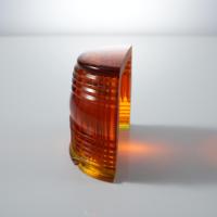 Cache-luminaire de sécurité en verre pressé moderne et personnalisé pour feux de signalisation maritimes cylindriques et applications sur pistes d'aéroports
