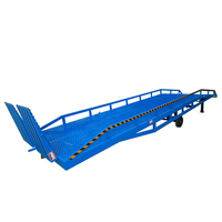 Rampe de chargement portable en acier au carbone hydraulique de 20 tonnes pour conteneur