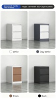 Armoire de rangement pour dossiers en acier antirouille avec rangement multi-niveaux pour une gestion efficace des documents, utilisation en chambre et à l'école