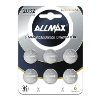 Allmax - Maximum Power 3V Cr2032 Lithium Coin Button-Cell Battery of B6