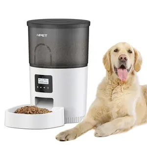 Alimentador para animais de estimação amazon, tigela de comida do gato 3l, alimentador automático para animais com gravador de voz