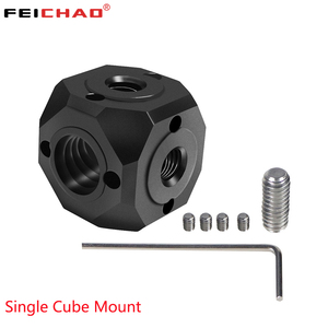 FEICHAO universel 1/4 3/<span class=keywords><strong>8</strong></span> trou de transfert de filetage multi-vis double adaptateur de montage de caméra d'action cubique magique pour Gopro Hero 13 12 11 - Product Image 1