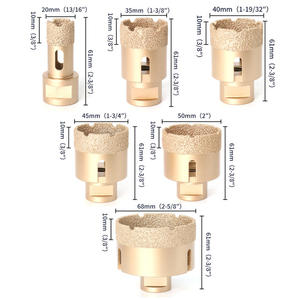 M14 יהלום חוט יבש בובת קידוחים ליבת חתיכות פורצלן סט אריחי גרניט גרניט חור ראה כלי - Product Image 5